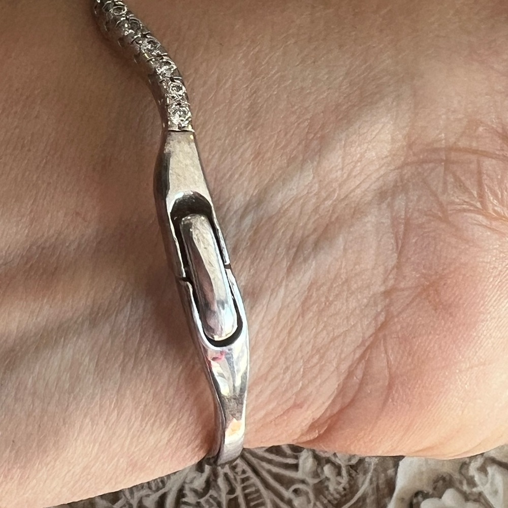 CZ dinner bracelet - Picture 4 of 5